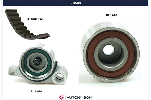 Hutchinson KH 489 - Комплект зубчатого ремня ГРМ autosila-amz.com