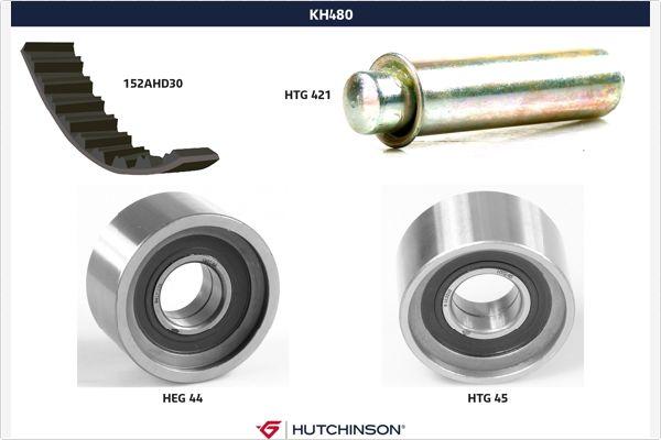 Hutchinson KH 480 - Комплект зубчатого ремня ГРМ autosila-amz.com