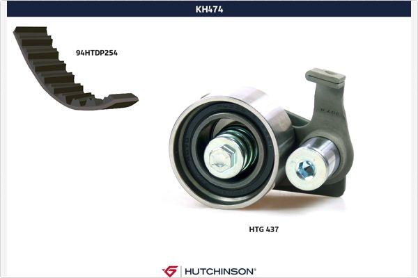 Hutchinson KH 474 - Комплект зубчатого ремня ГРМ autosila-amz.com