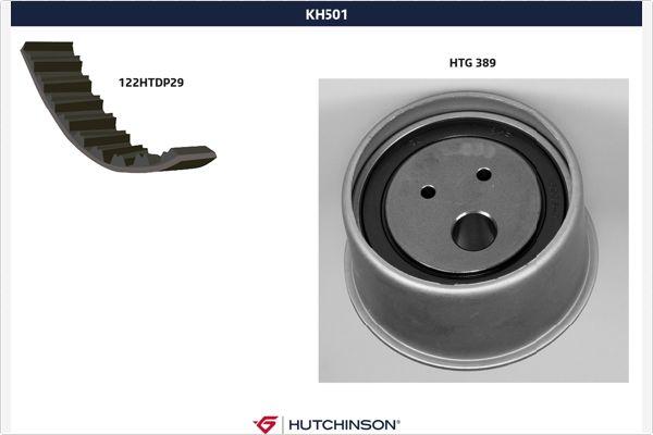 Hutchinson KH 501 - Комплект зубчатого ремня ГРМ autosila-amz.com