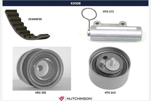 Hutchinson KH 508 - Комплект зубчатого ремня ГРМ autosila-amz.com