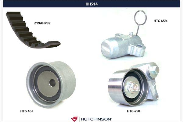 Hutchinson KH 514 - Комплект зубчатого ремня ГРМ autosila-amz.com