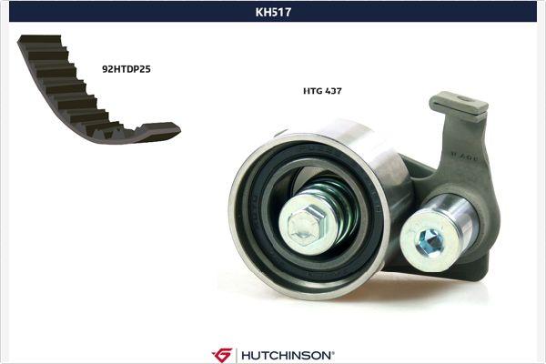Hutchinson KH 517 - Комплект зубчатого ремня ГРМ autosila-amz.com