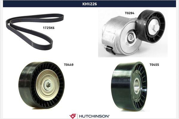 Hutchinson KHV 226 - Поликлиновый ременный комплект autosila-amz.com