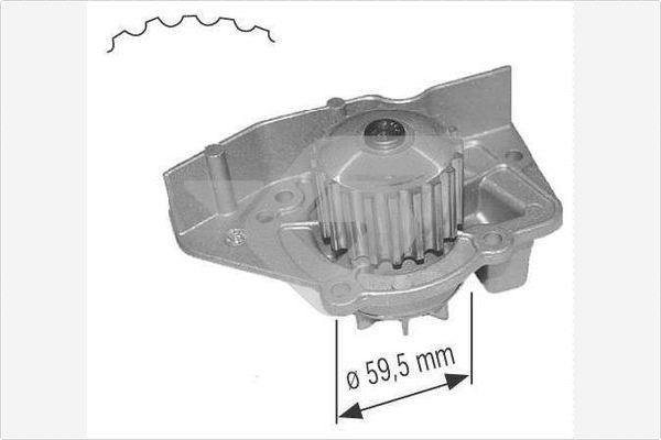 Hutchinson WP0011V - Водяной насос autosila-amz.com