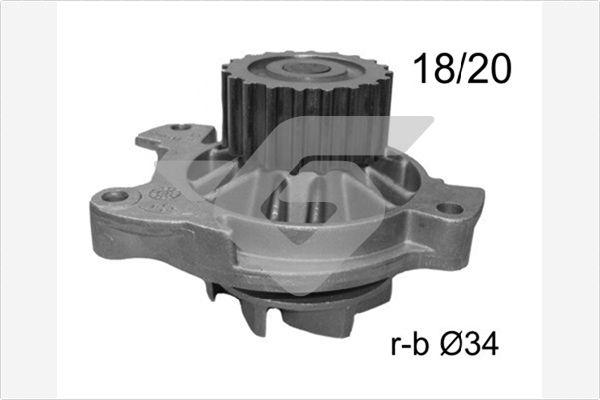 Hutchinson WP148 - Водяной насос autosila-amz.com