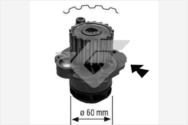 Hutchinson WP126 - Водяной насос autosila-amz.com