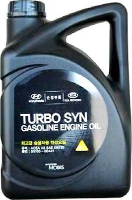 Hyundai 05100-00441 - МАСЛО МОТОРНОЕ СИНТЕТИЧЕСКОЕ GASOLINE ENGINE OIL TURBO SYN 5W/30, 4L autosila-amz.com