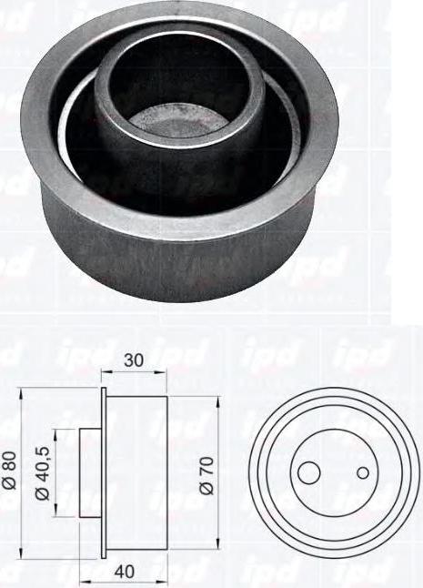 Hyundai 24410-23500 - Натяжной ролик, зубчатый ремень ГРМ autosila-amz.com