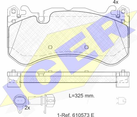 Icer 182079-203 - Тормозные колодки, дисковые, комплект autosila-amz.com