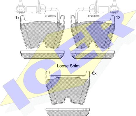 Icer 182113-202 - Тормозные колодки, дисковые, комплект autosila-amz.com