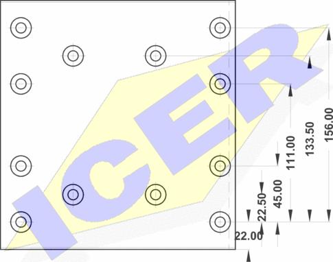 Icer 21 9542 00 - Комплект тормозных башмаков, барабанные тормоза autosila-amz.com