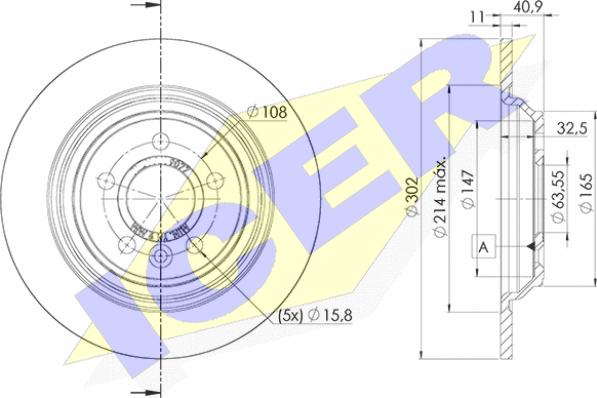 Icer 78BD9077-2 - Тормозной диск autosila-amz.com