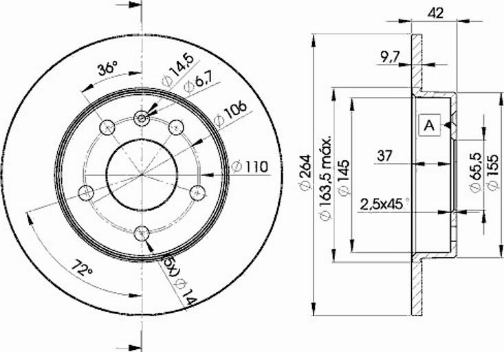 Icer 78BD9110 - Тормозной диск autosila-amz.com