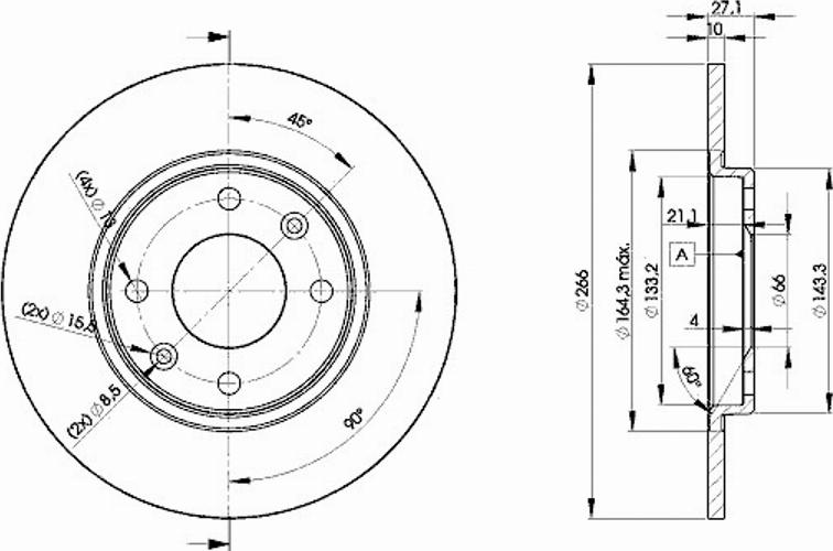 Icer 78BD4688 - Тормозной диск autosila-amz.com