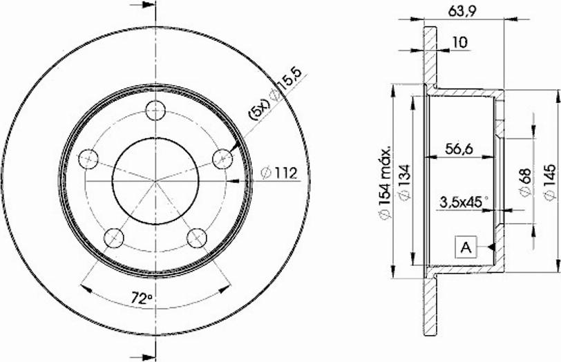 Icer 78BD4060 - Тормозной диск autosila-amz.com