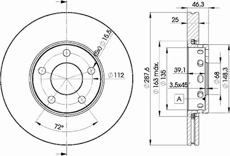 Icer 78BD4063 - Тормозной диск autosila-amz.com