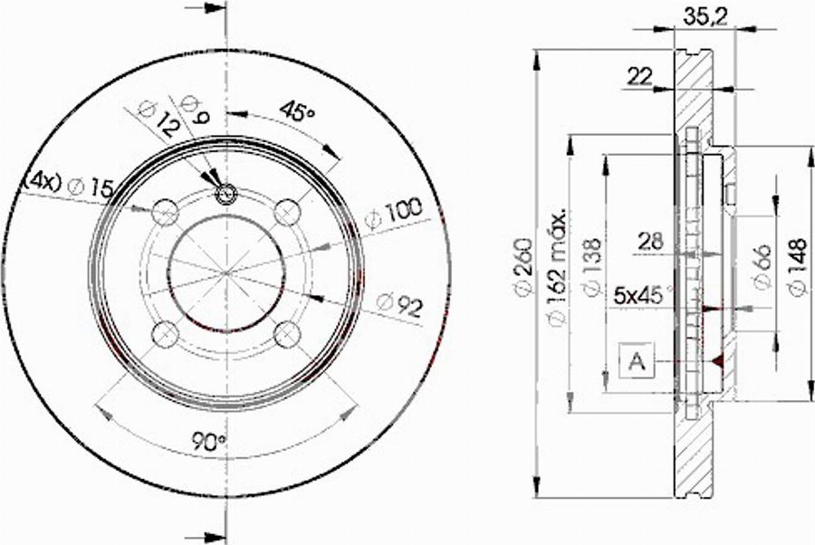 Icer 78BD4749 - Тормозной диск autosila-amz.com