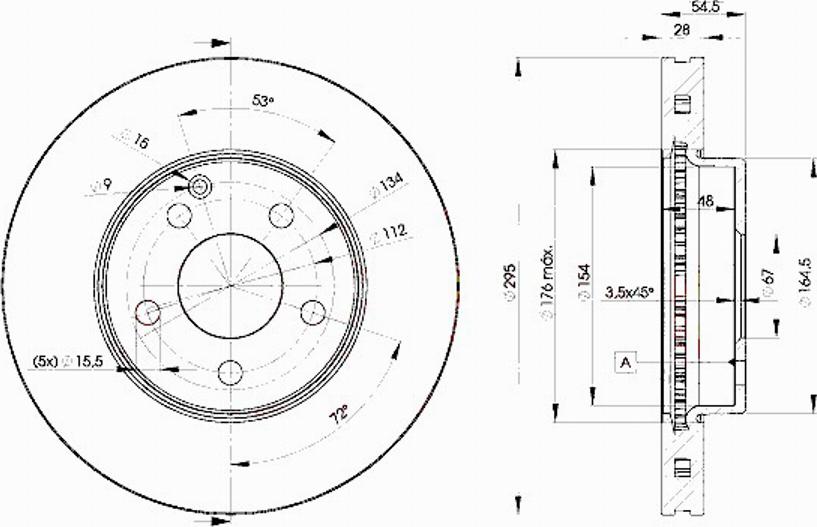 Icer 78BD0812 - Тормозной диск autosila-amz.com