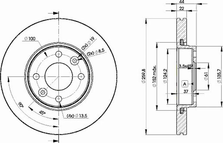 Icer 78BD7795 - Тормозной диск autosila-amz.com