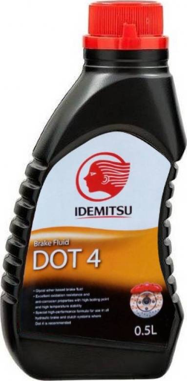 Idemitsu 30485005-812 - 30485005812 IDEMITSU Brake fluid dot 4 (0,5 л) тормозная жидкость autosila-amz.com