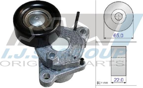 IJS GROUP 93-1440 - Натяжитель, поликлиновый ремень autosila-amz.com