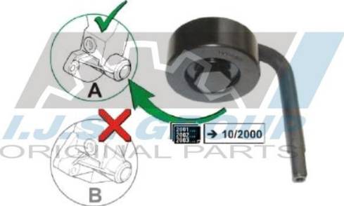 IJS GROUP 93-1418 - Ролик, поликлиновый ремень autosila-amz.com