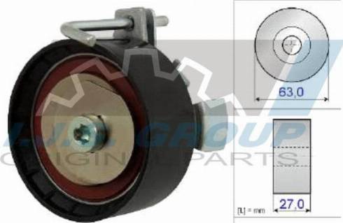 IJS GROUP 93-1870 - Натяжной ролик, зубчатый ремень ГРМ autosila-amz.com