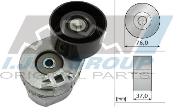 IJS GROUP 93-1376 - Натяжитель, поликлиновый ремень autosila-amz.com