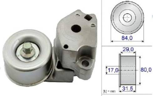 IJS GROUP 93-2456 - Натяжитель, поликлиновый ремень autosila-amz.com