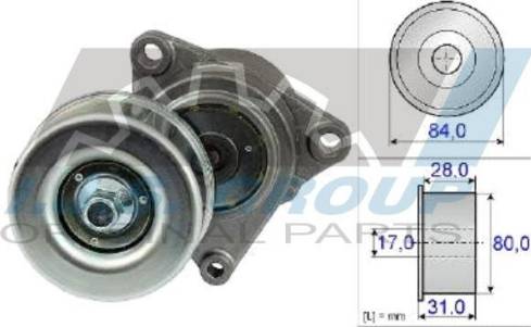 IJS GROUP 93-2409 - Натяжитель, поликлиновый ремень autosila-amz.com