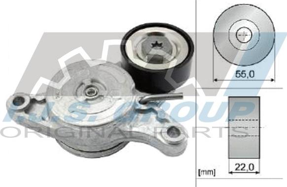 IJS GROUP 93-2430 - Натяжитель, поликлиновый ремень autosila-amz.com