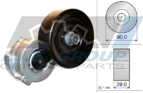 IJS GROUP 93-2431 - Натяжитель, поликлиновый ремень autosila-amz.com