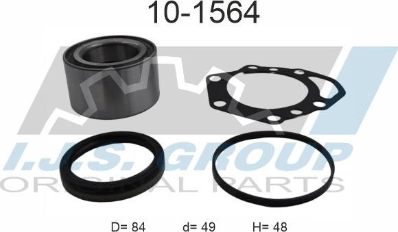 IJS GROUP 10-1564 - Подшипник ступицы колеса autosila-amz.com