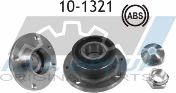 IJS GROUP 10-1321 - Комплект подшипника ступицы колеса autosila-amz.com