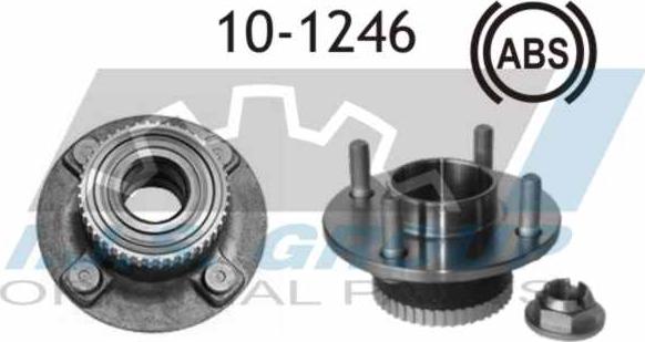 IJS GROUP 10-1246 - Комплект подшипника ступицы колеса autosila-amz.com