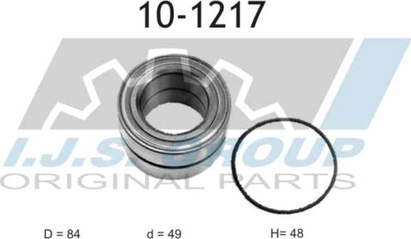 IJS GROUP 10-1217 - Комплект подшипника ступицы колеса autosila-amz.com