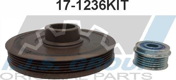 IJS GROUP 17-1236KIT - Шкив коленчатого вала autosila-amz.com