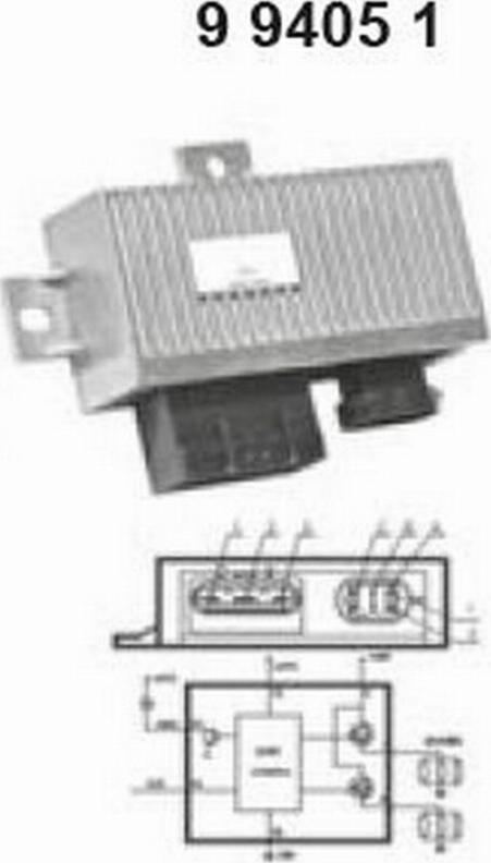 IKA 9.9405.1 - Реле, система накаливания autosila-amz.com