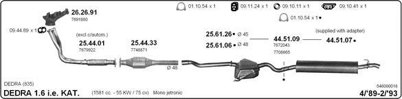 Imasaf 546000018 - Система выпуска ОГ autosila-amz.com