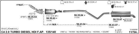 Imasaf 514000080 - Система выпуска ОГ autosila-amz.com