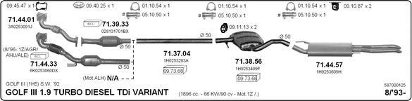 Imasaf 587000125 - Система выпуска ОГ autosila-amz.com