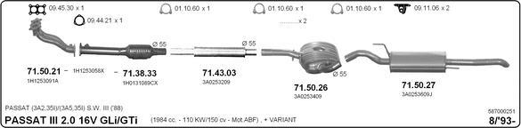 Imasaf 587000251 - Система выпуска ОГ autosila-amz.com