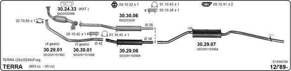 Imasaf 573000106 - Система выпуска ОГ autosila-amz.com