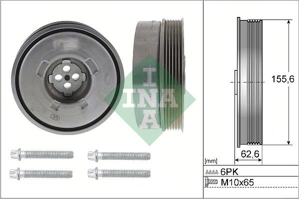 INA 544 0501 20 - Шкив коленчатого вала autosila-amz.com