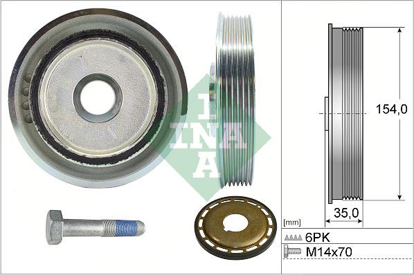 INA 544 0112 21 - Шкив коленчатого вала autosila-amz.com