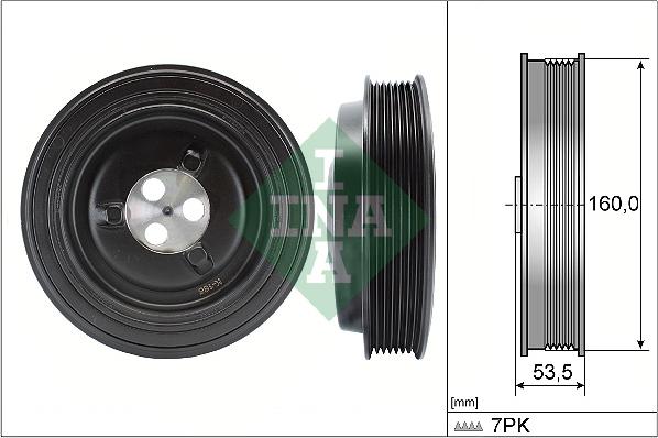 INA 544 0132 10 - Шкив коленчатого вала autosila-amz.com