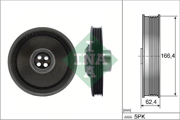 INA 544 0171 10 - Шкив коленчатого вала autosila-amz.com