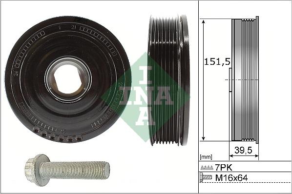 INA 544 0177 20 - Шкив коленчатого вала autosila-amz.com