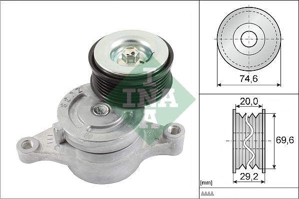 INA 534 0457 10 - Натяжной ролик ремня autosila-amz.com